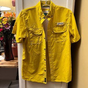 Magellan Fish Gear Short Sleeve Button Down Boys Size M